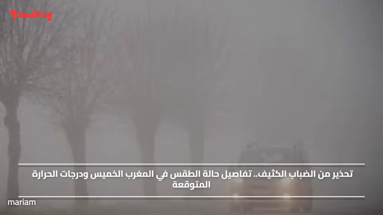 تحذير من الضباب الكثيف.. تفاصيل حالة الطقس في المغرب الخميس ودرجات الحرارة المتوقعة